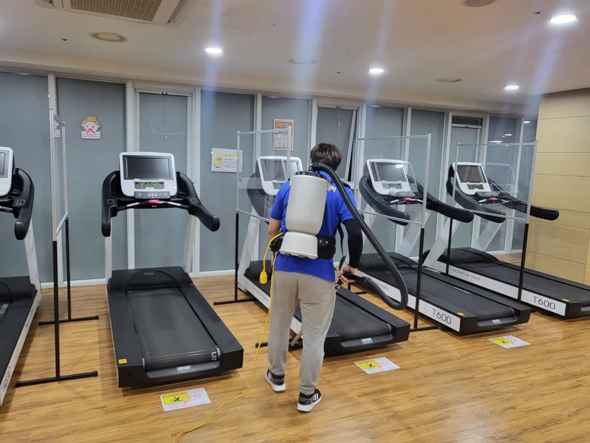 옥천군 이원면 헬스장 탕비실 직원 휴게공간 위생청소 사례 - 행진크린